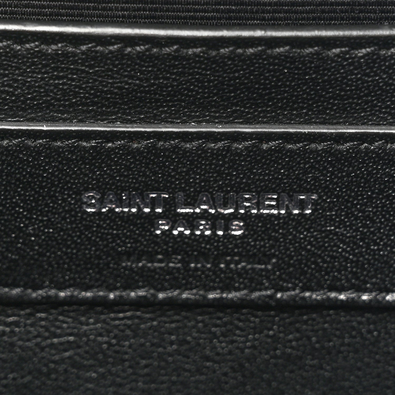 Saint Laurent Calfskin Crocodile Embossed Small Classic Monogram Kate Tassel Satchel Palissandre 6 of 10