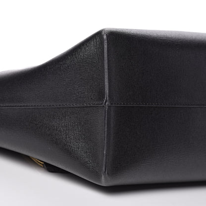 Versace Grained Calfskin Palazzo Medusa Tote Black 8 of 10