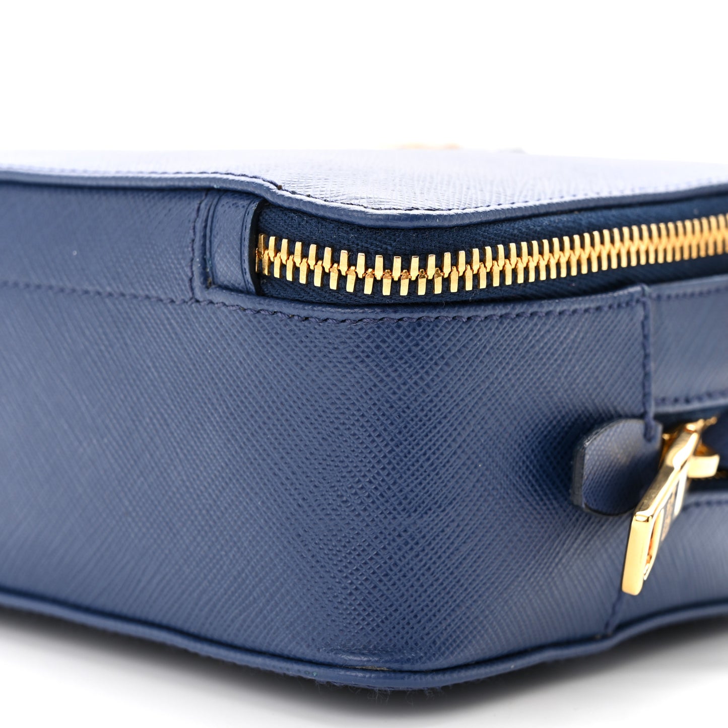 Saffiano Camera Crossbody Bag Bleuette