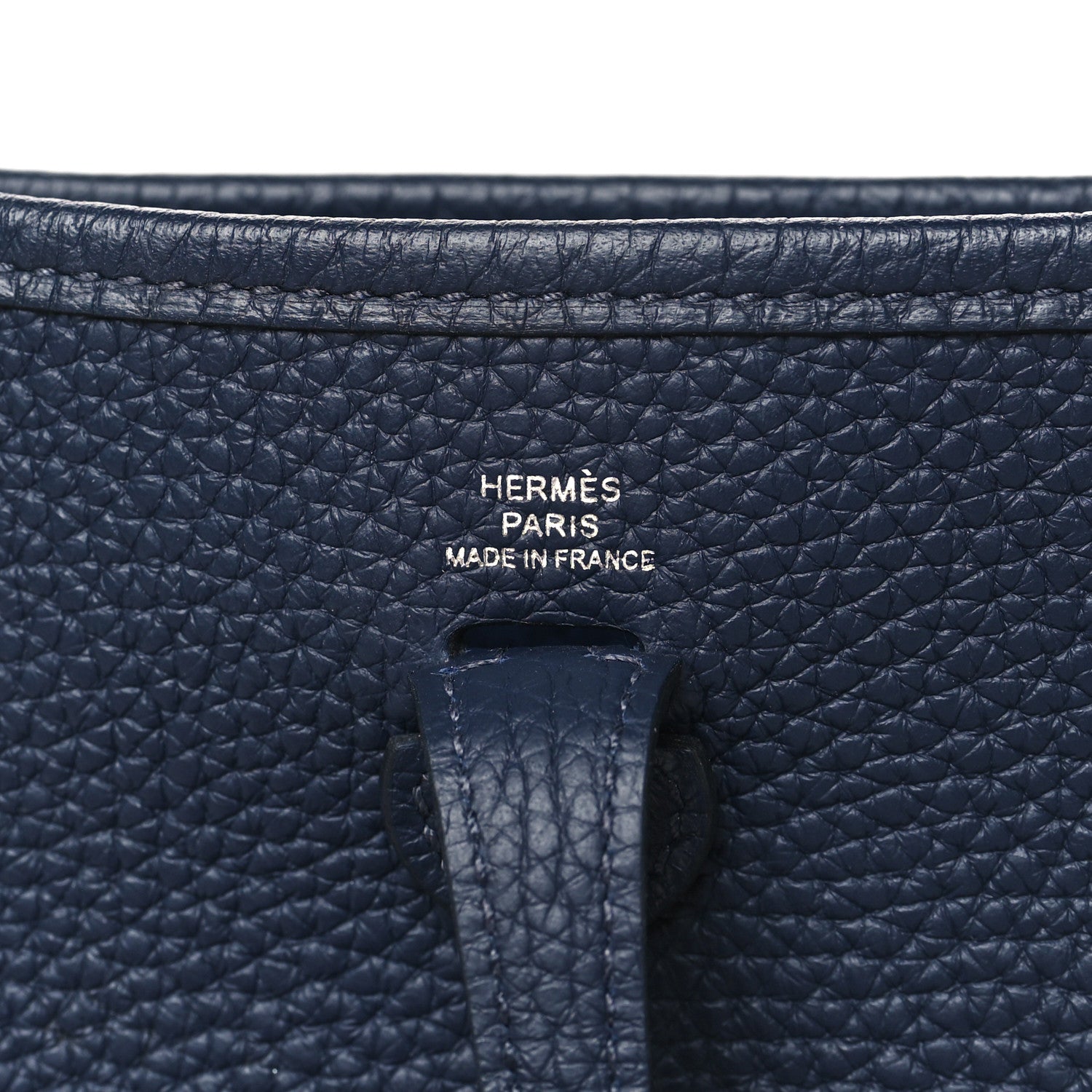 Hermes Taurillon Clemence Evelyne TPM Bleu Nuit 6 of 10