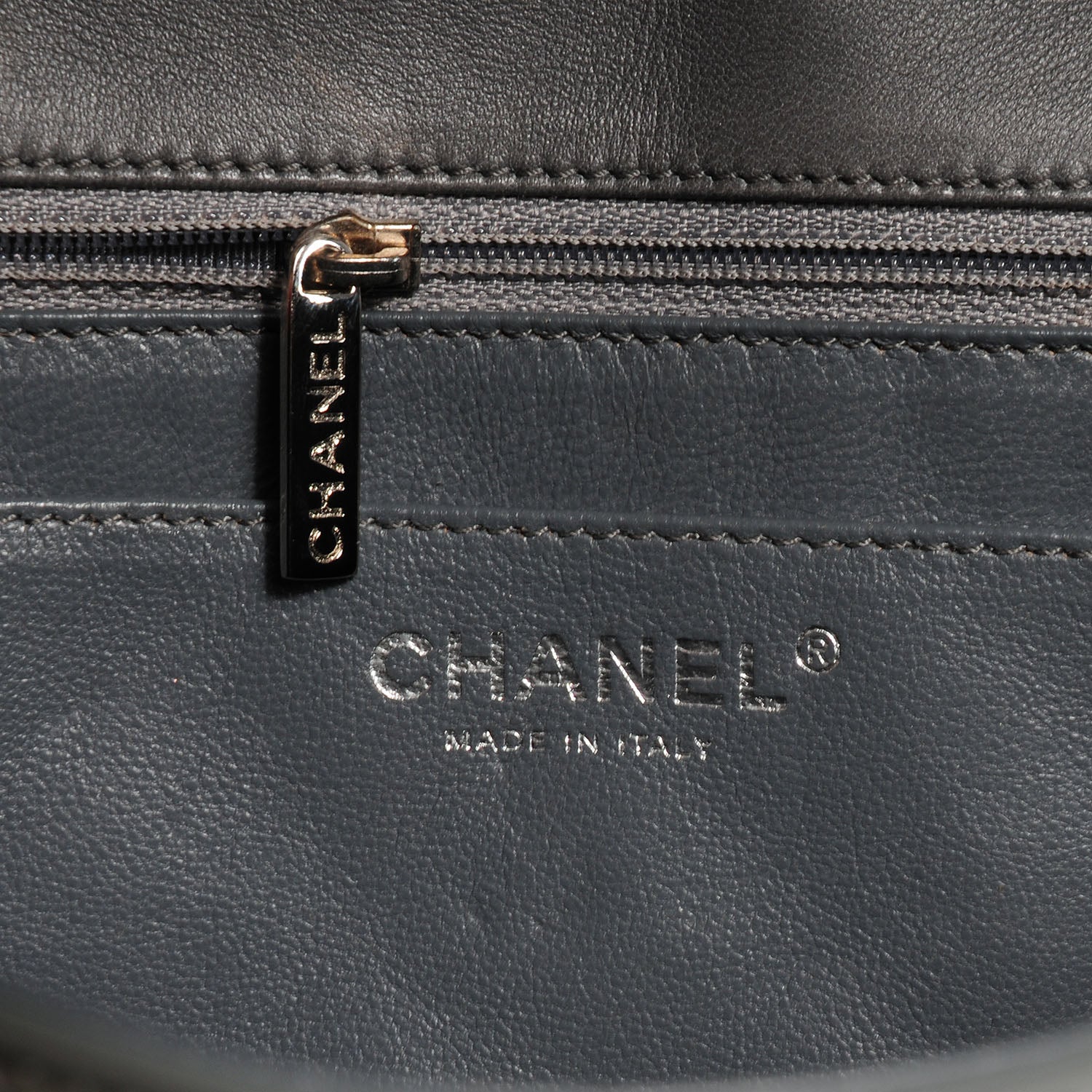 Chanel Patent Jumbo Single Flap Grey 7 of 8