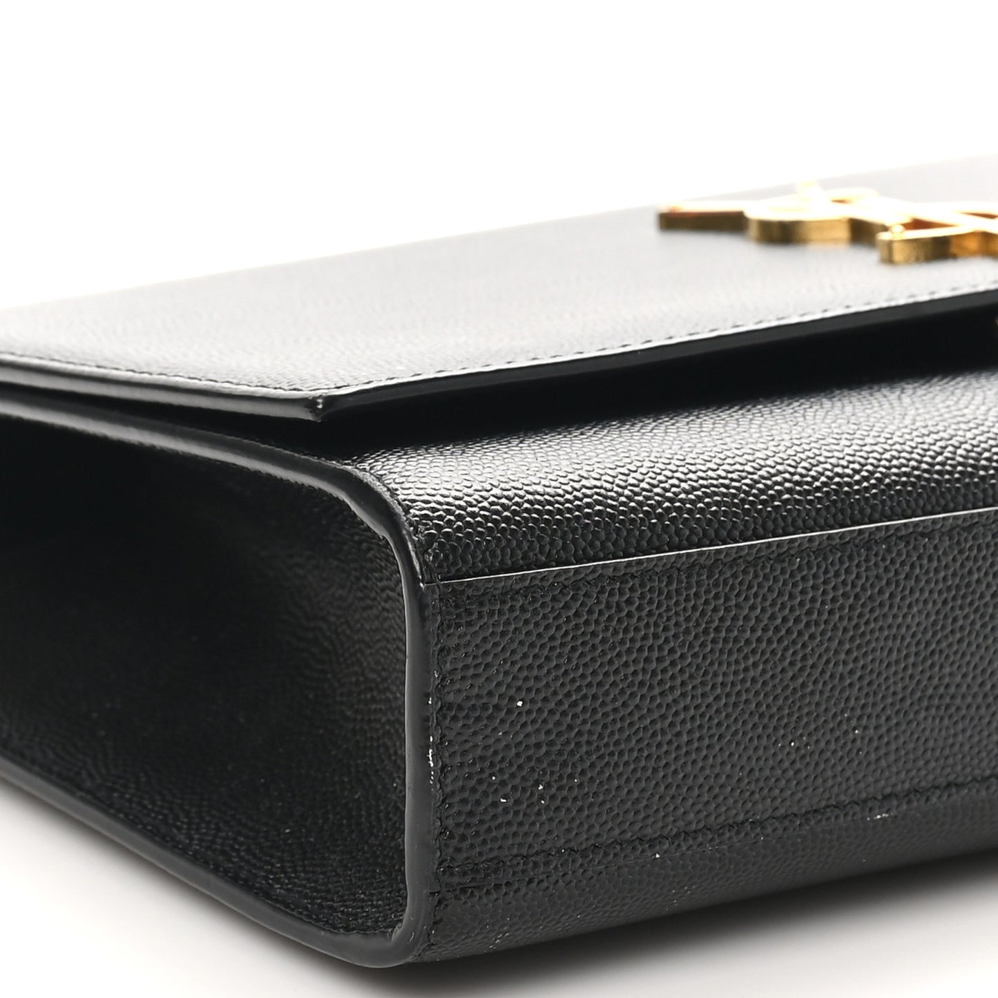 Grain De Poudre Medium Classic Monogram Kate Satchel Black