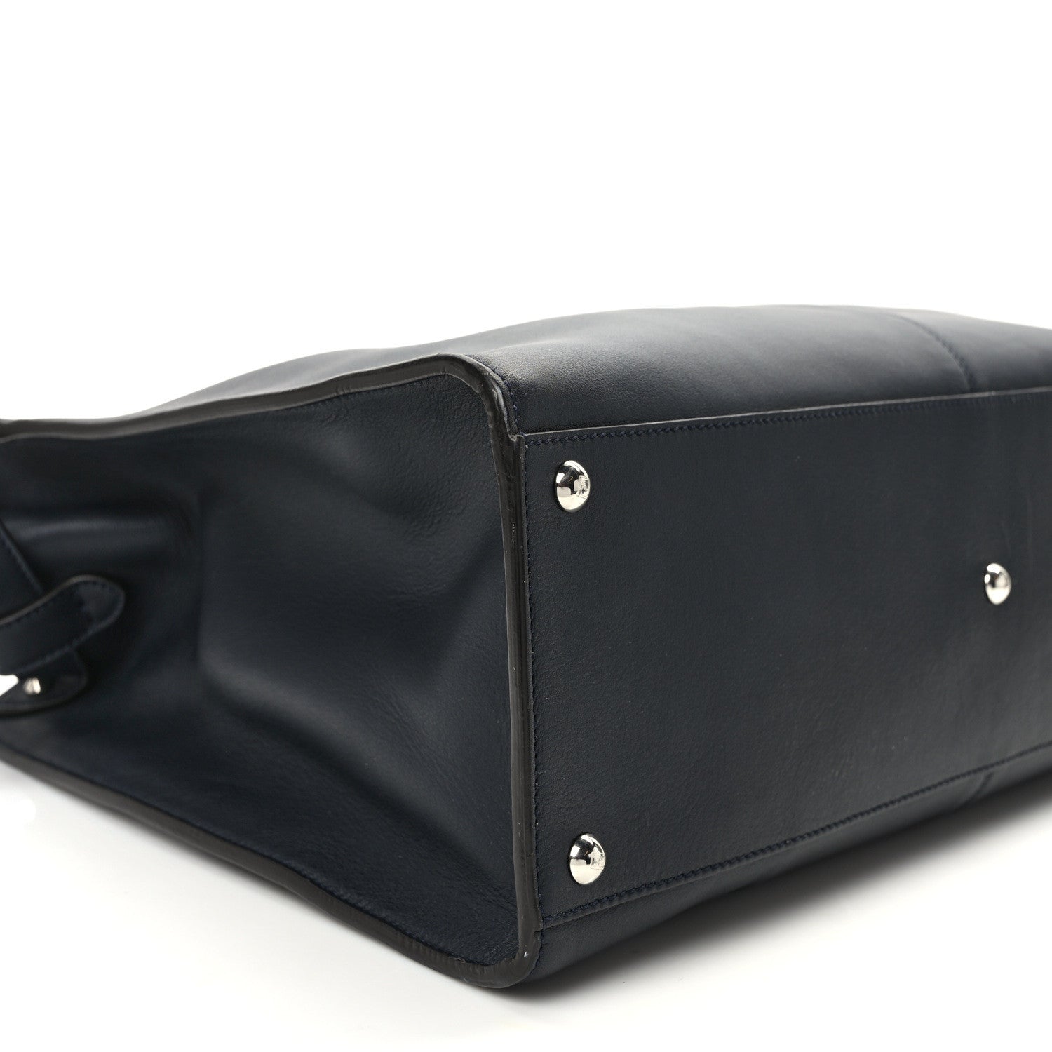 Fendi Vitello Seta Century Large Peekaboo X-Lite Black Notte Flamingo 8 of 16