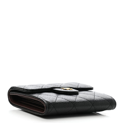 Chanel Caviar Quilted Compact Flap Wallet 4 of 9