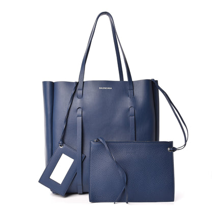 Balenciaga Calfskin Small Everyday Tote Bleu 1 of 14