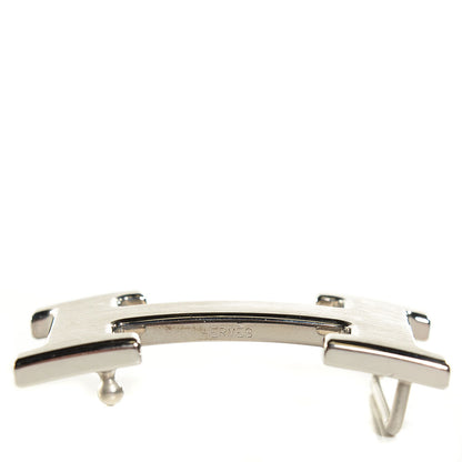 Hermes Box Taurillon Clemence 32mm H Belt 95 Black Blue Jean 6 of 10
