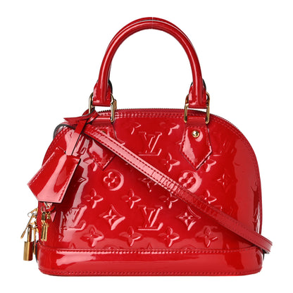 Louis Vuitton Vernis Alma BB Cherry 1 of 14