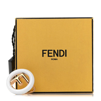 Fendi Metal Resin F is Fendi Ring Gold 6 of 6