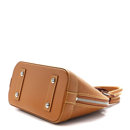Louis Vuitton Epi Jacquard Alma BB Honey Gold 10 of 12