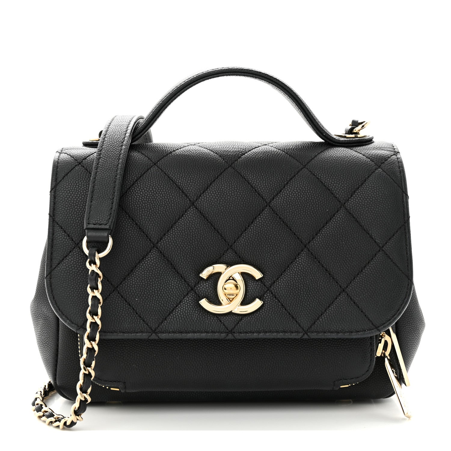Chanel Caviar Quilted Small Business Affinity Flap Black 1 of 13