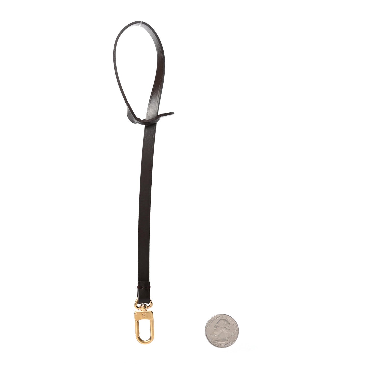 Louis Vuitton Calfskin Pochette Accessories Strap Brown 2 of 4