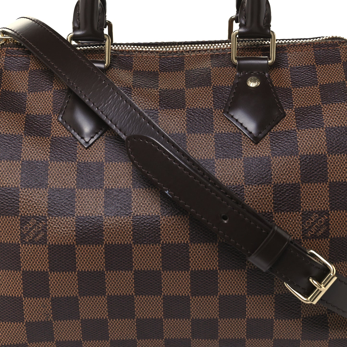Damier Ebene Speedy Bandouliere 25