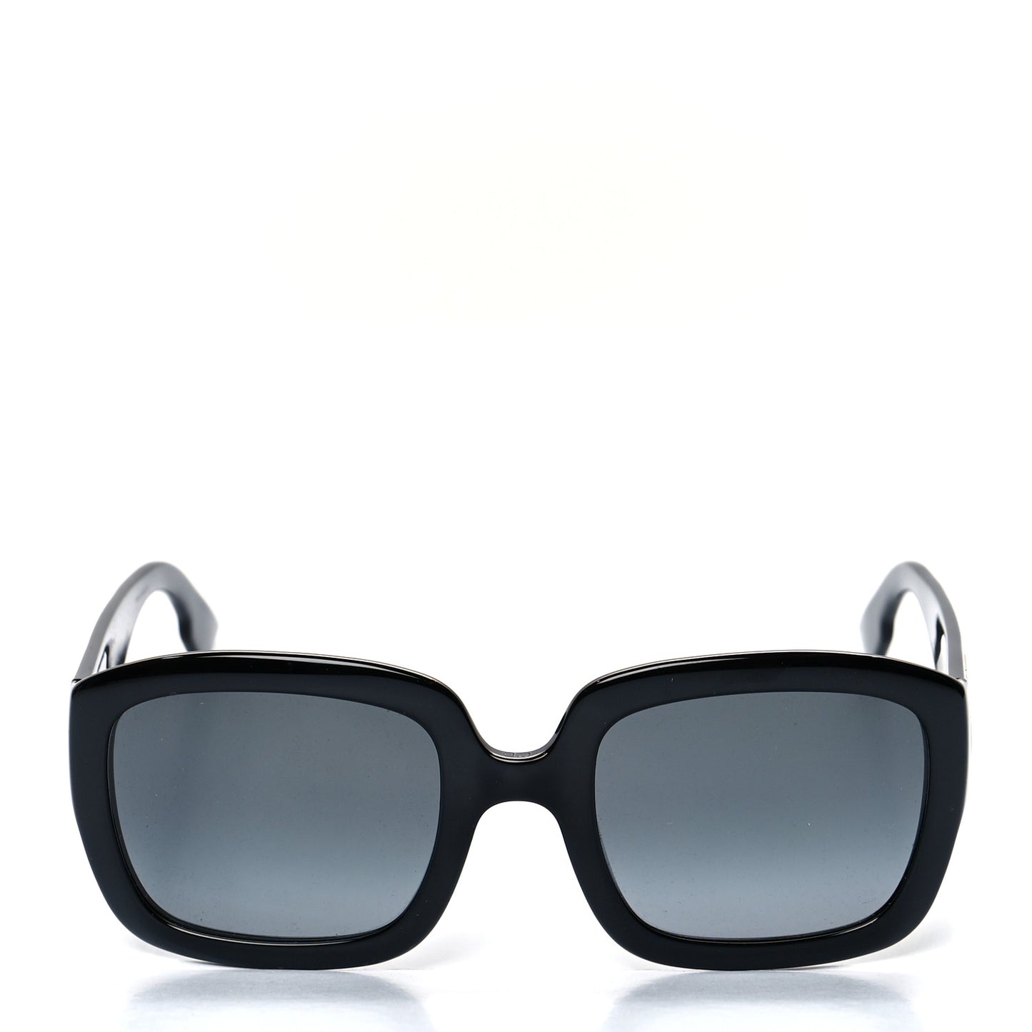 Acetate D Dior Square Sunglasses Black