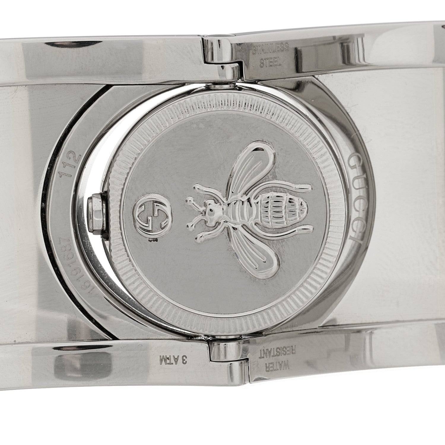 Gucci Stainless Steel Calfskin 33mm Twirl Quartz Watch 4 of 5