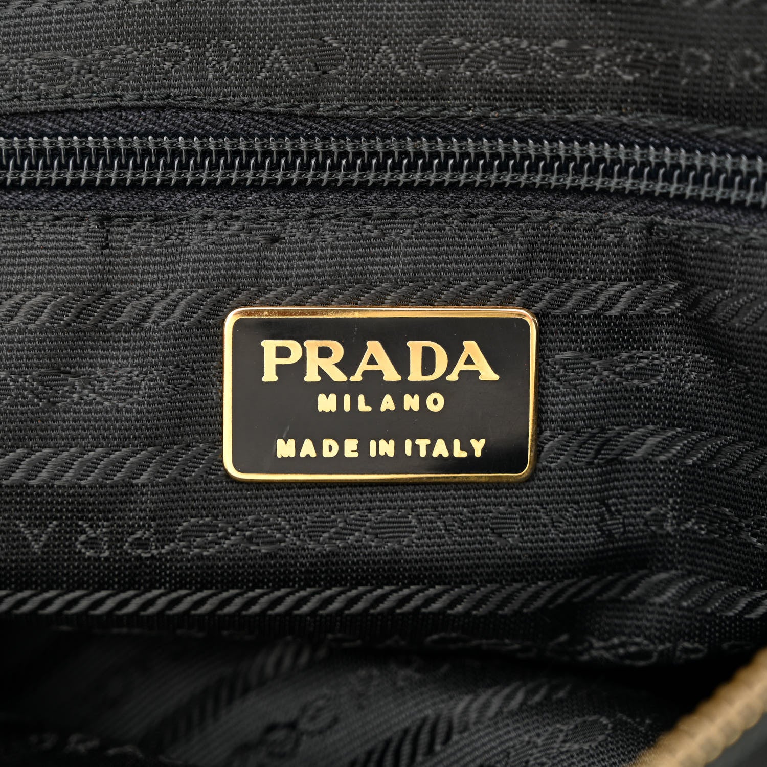 Prada Nylon Tessuto Quilted Shoulder Bag Black 6 of 15