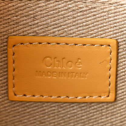 Chloe Calfskin Small Woody Tote Honey Gold 6 of 8