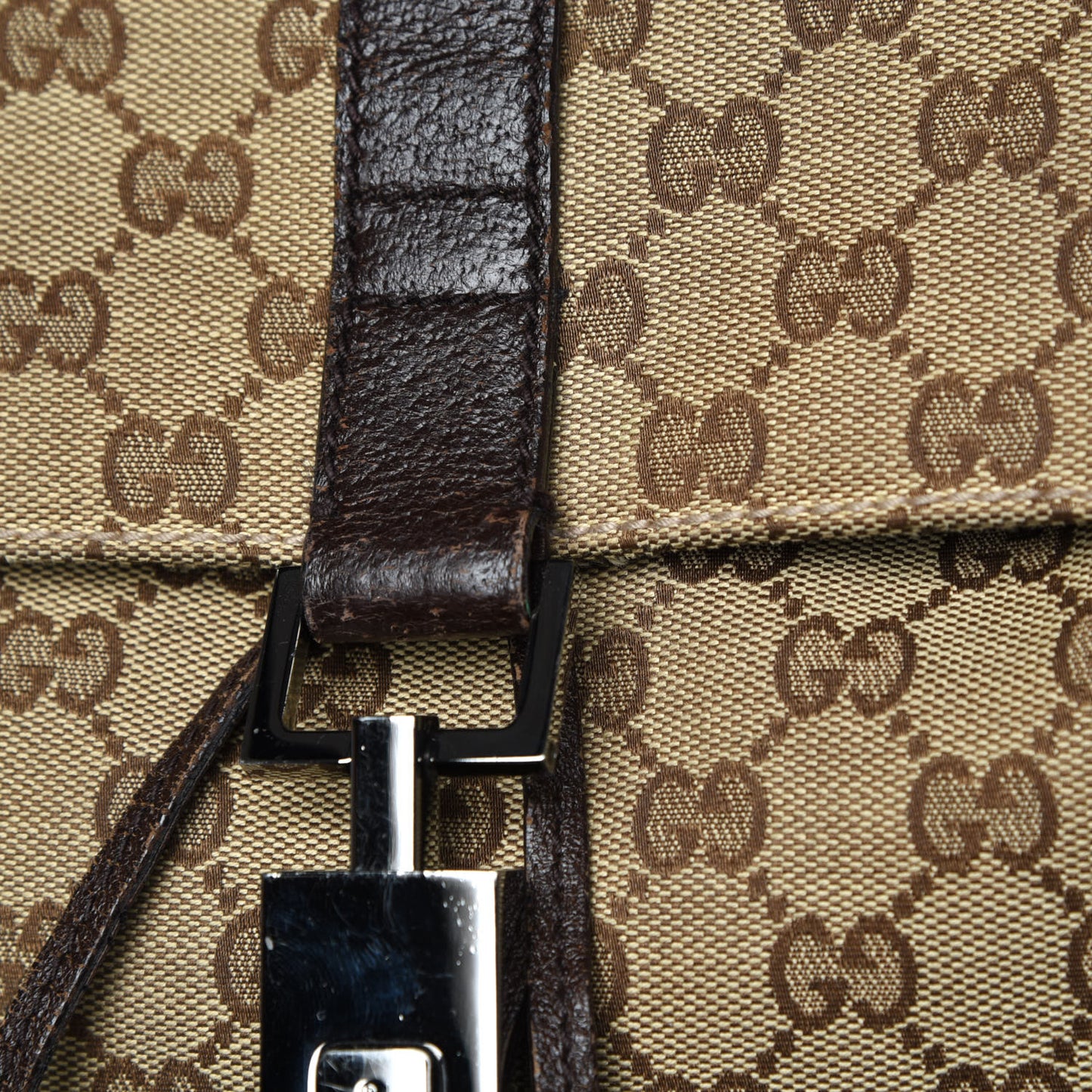 Monogram Backpack Dark Brown