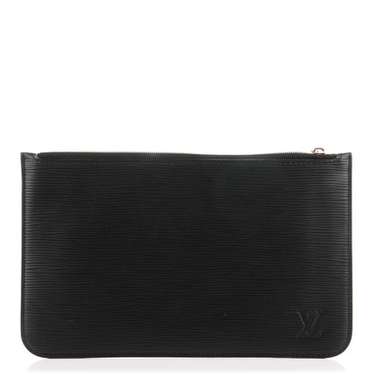 Louis Vuitton Epi Neverfull Pochette MM GM Black 1 of 7