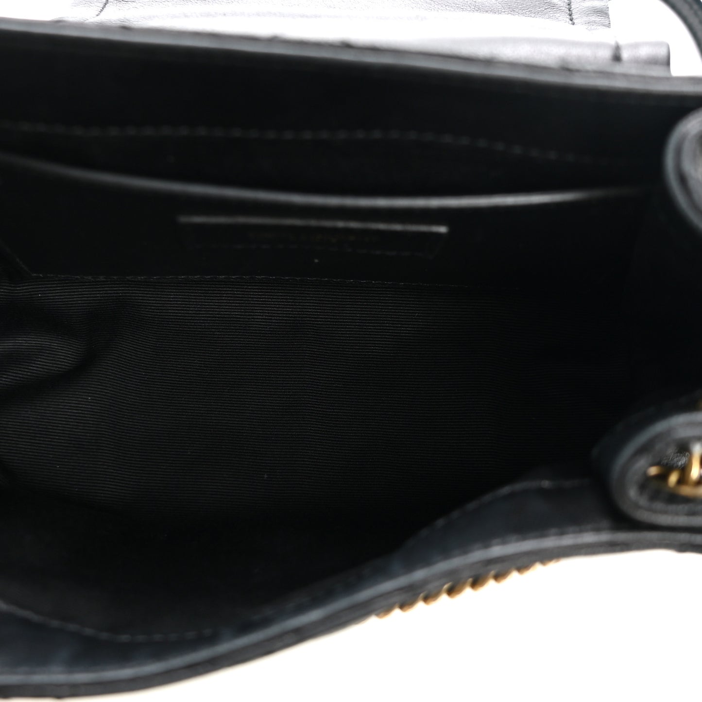 Lambskin Quilted Monogram Mini Nolita Black