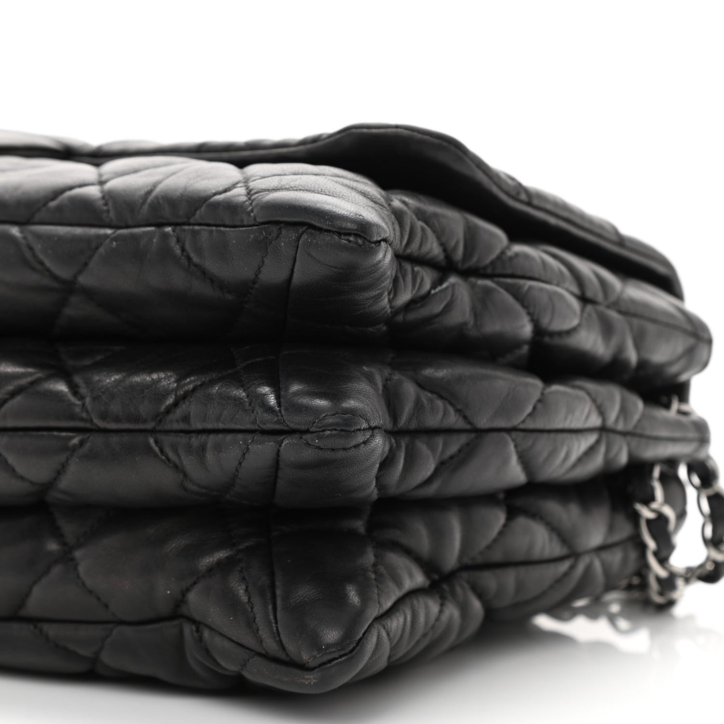 Lambskin Quilted Maxi Chanel 3 Flap Black