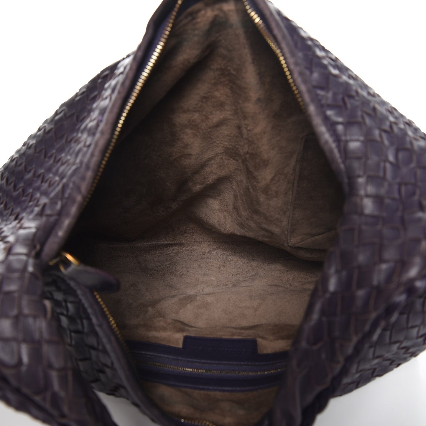 Nappa Intrecciato Pleated Large Veneta Hobo Turbolence