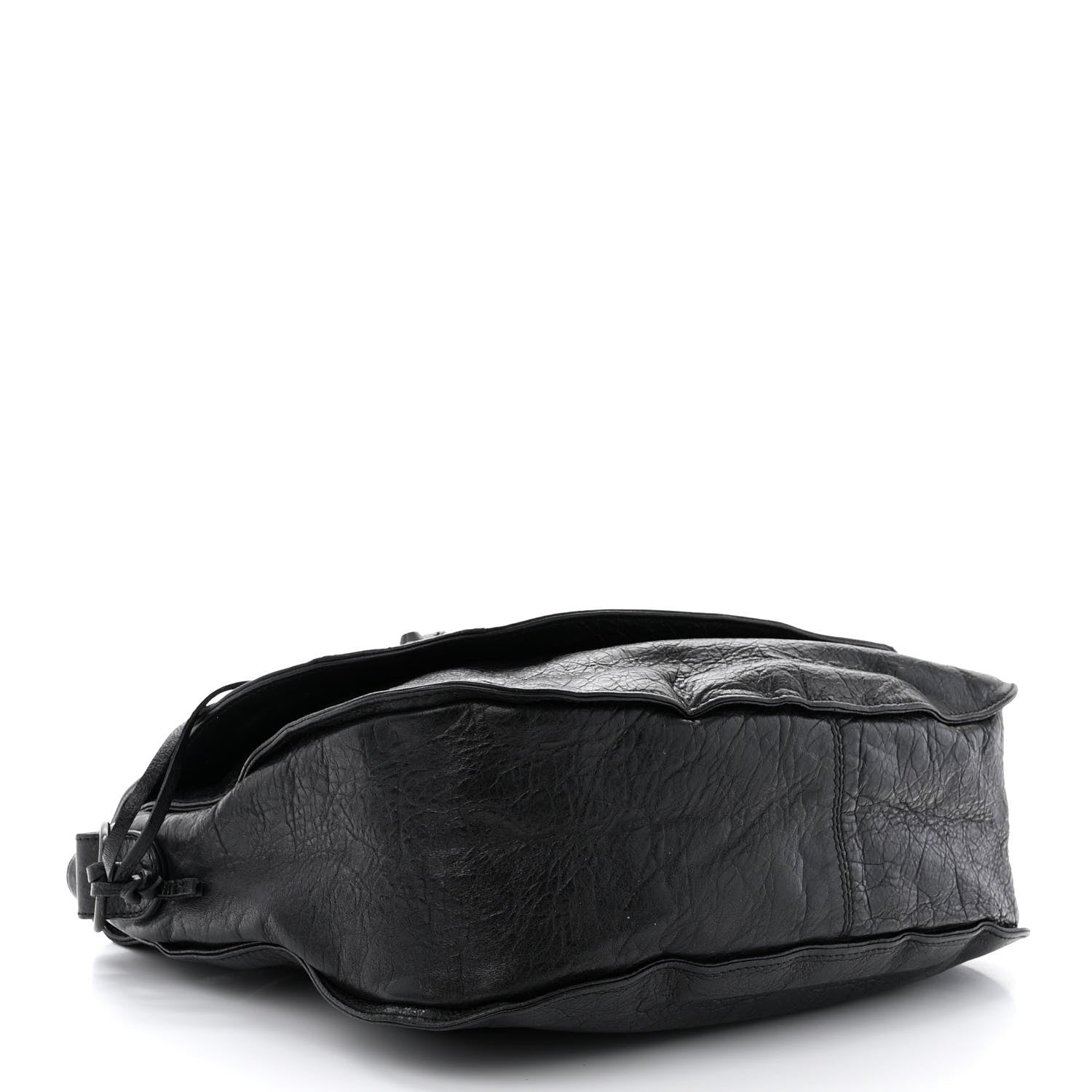 Balenciaga Agneau Classic Hardware Neo Folk Messenger Black 4 of 12