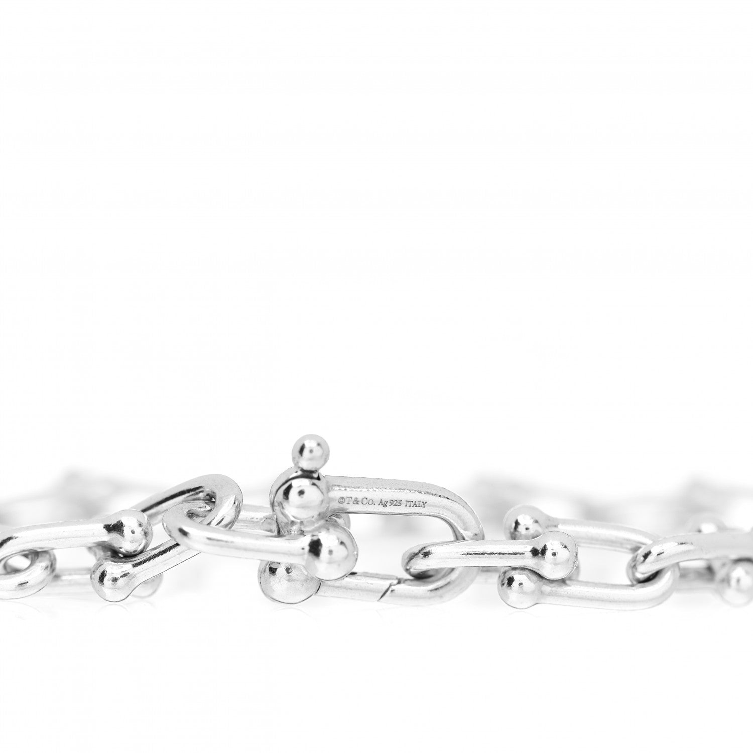 Tiffany Sterling Silver Small HardWear Link Bracelet 3 of 3