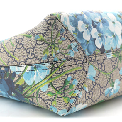 Gucci GG Supreme Monogram Blooms Medium Reversible Tote Beige Blue Navy Beige Blue Navy 8 of 9