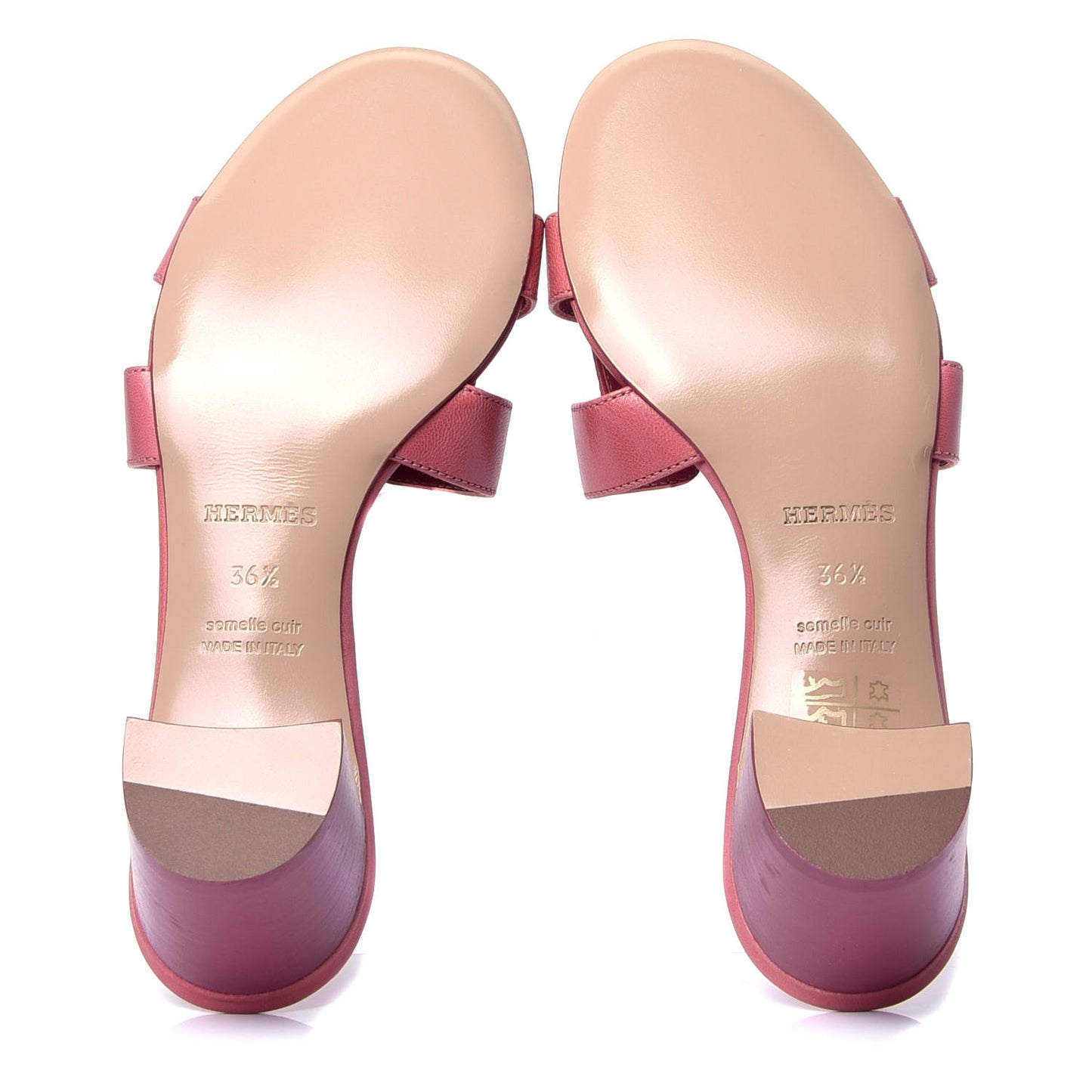 Nappa Oasis Sandals 36.5 Rouge Blush