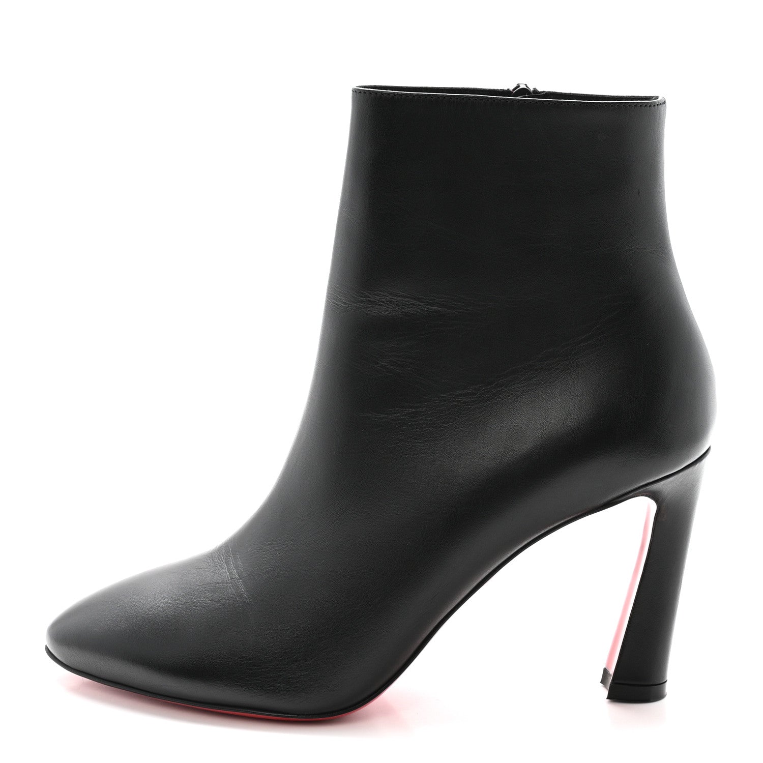 Christian Louboutin Calfskin So Eleanor 85 Ankle Boots 37 Black 1 of 8