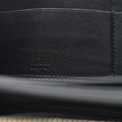 Gucci Microguccissima Bow Zip Around Wallet Black 6 of 12