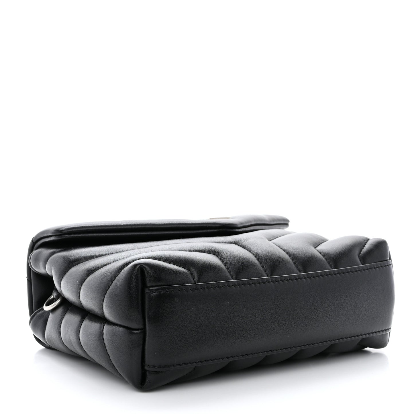Calfskin Y Quilted Monogram Toy Loulou Crossbody Satchel Black
