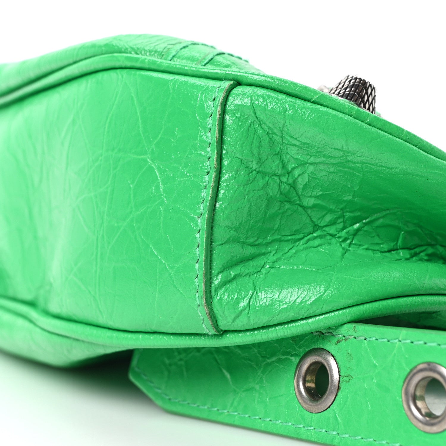 Balenciaga Agneau Arena Le Cagole Shoulder Bag XS Vivid Green 11 of 11