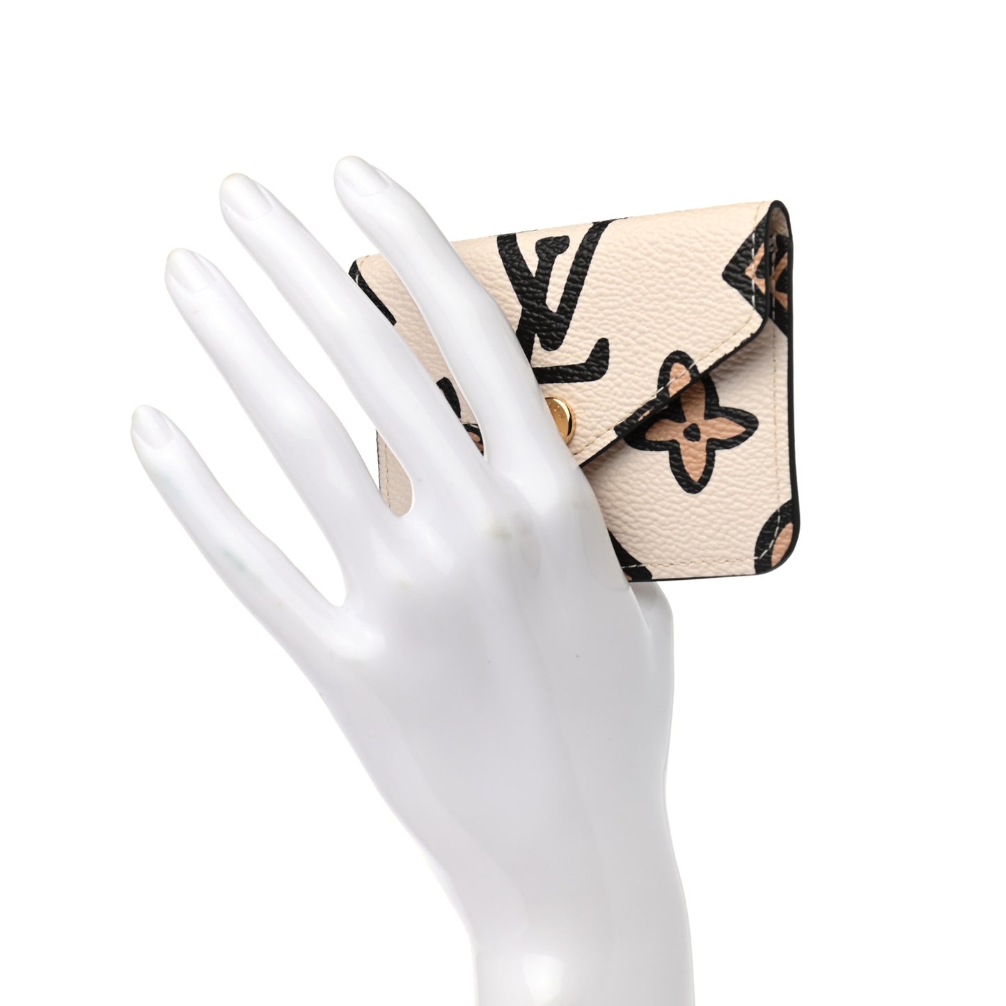Monogram Wild At Heart Felicie Strap & Go Card Case Arizona Cream
