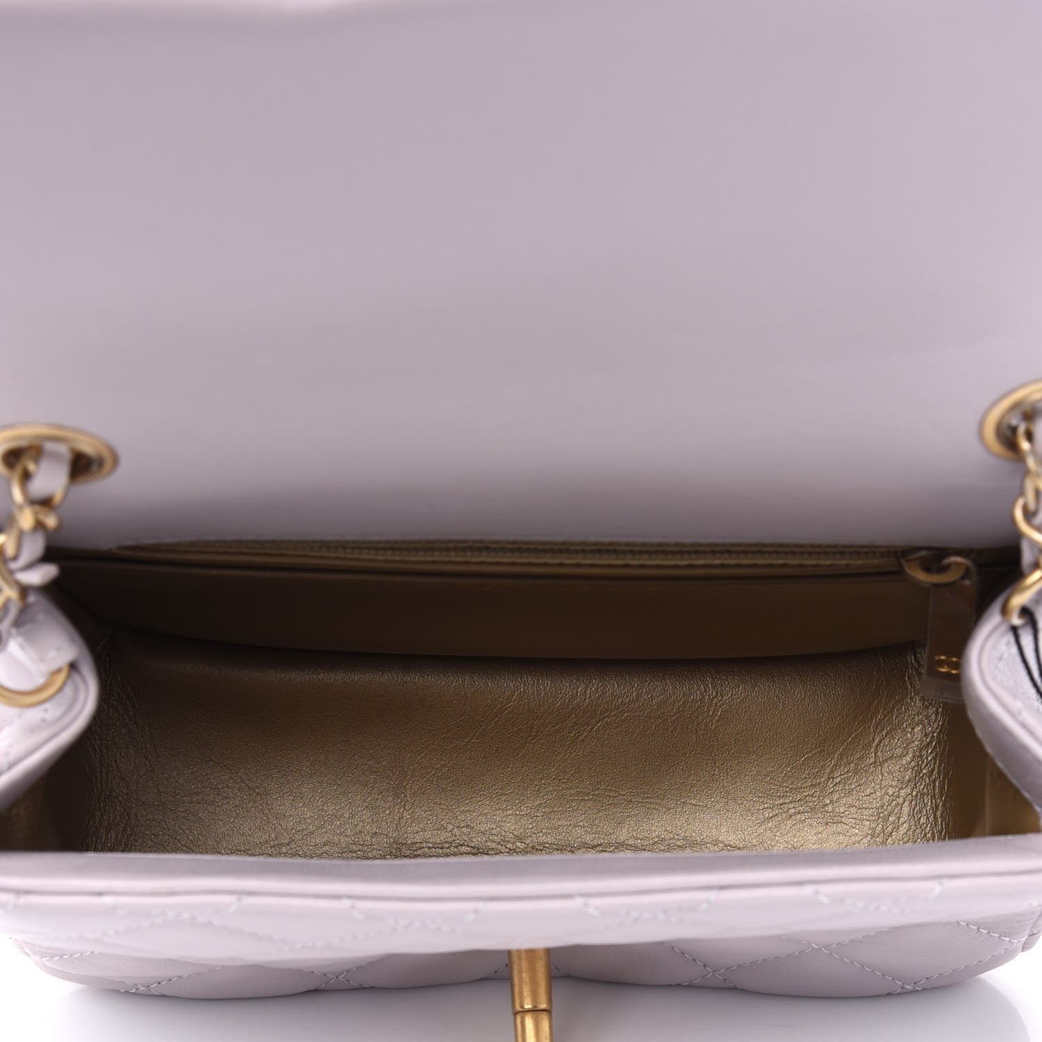 Chanel Lambskin Quilted Mini Pearl Crush Flap Light Purple 4 of 10
