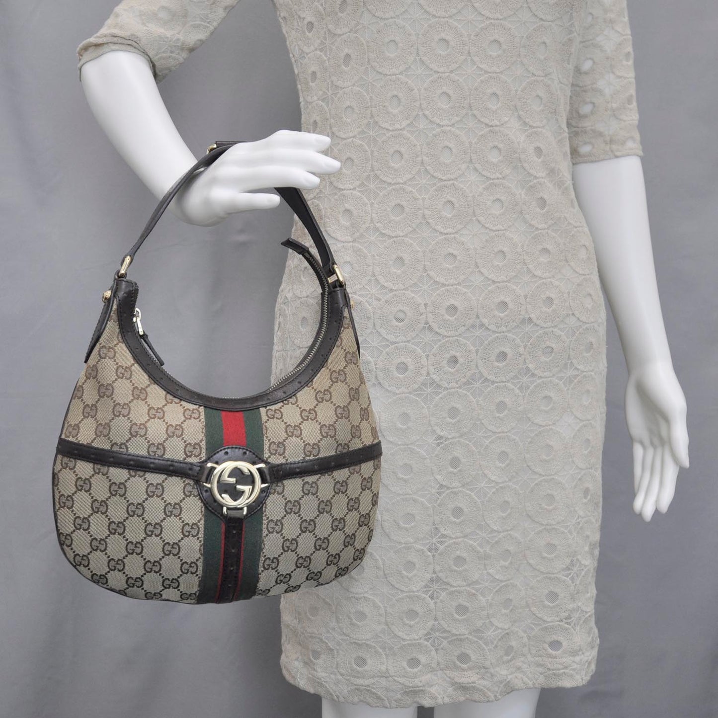 Monogram Reins Hobo Ebony
