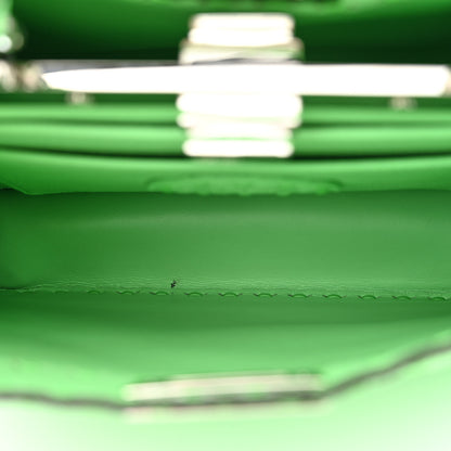 Fendi Cuoio Roma Sellerissima Nappa Sintetica Tape Stitch Small Peekaboo I SEE U Satchel Edamame 6 of 13