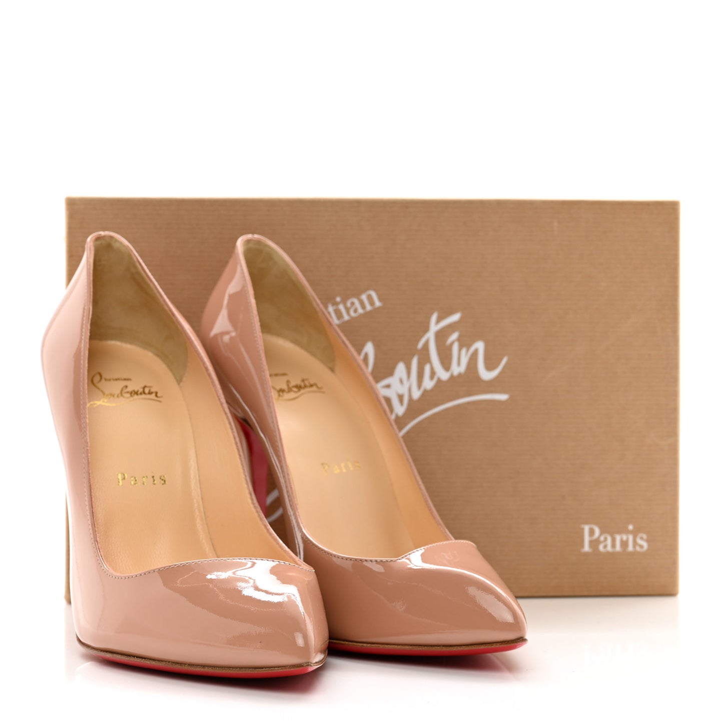 Patent Corneille 100 Pumps 38 Nude
