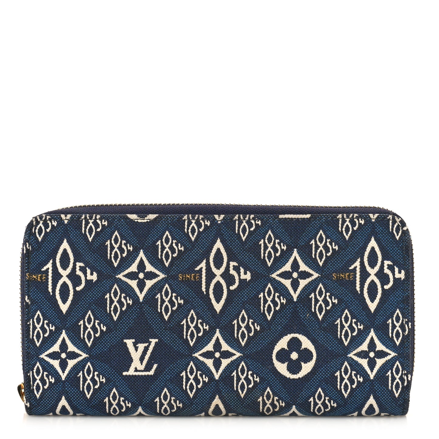Jacquard Since 1854 Zippy Wallet Blue