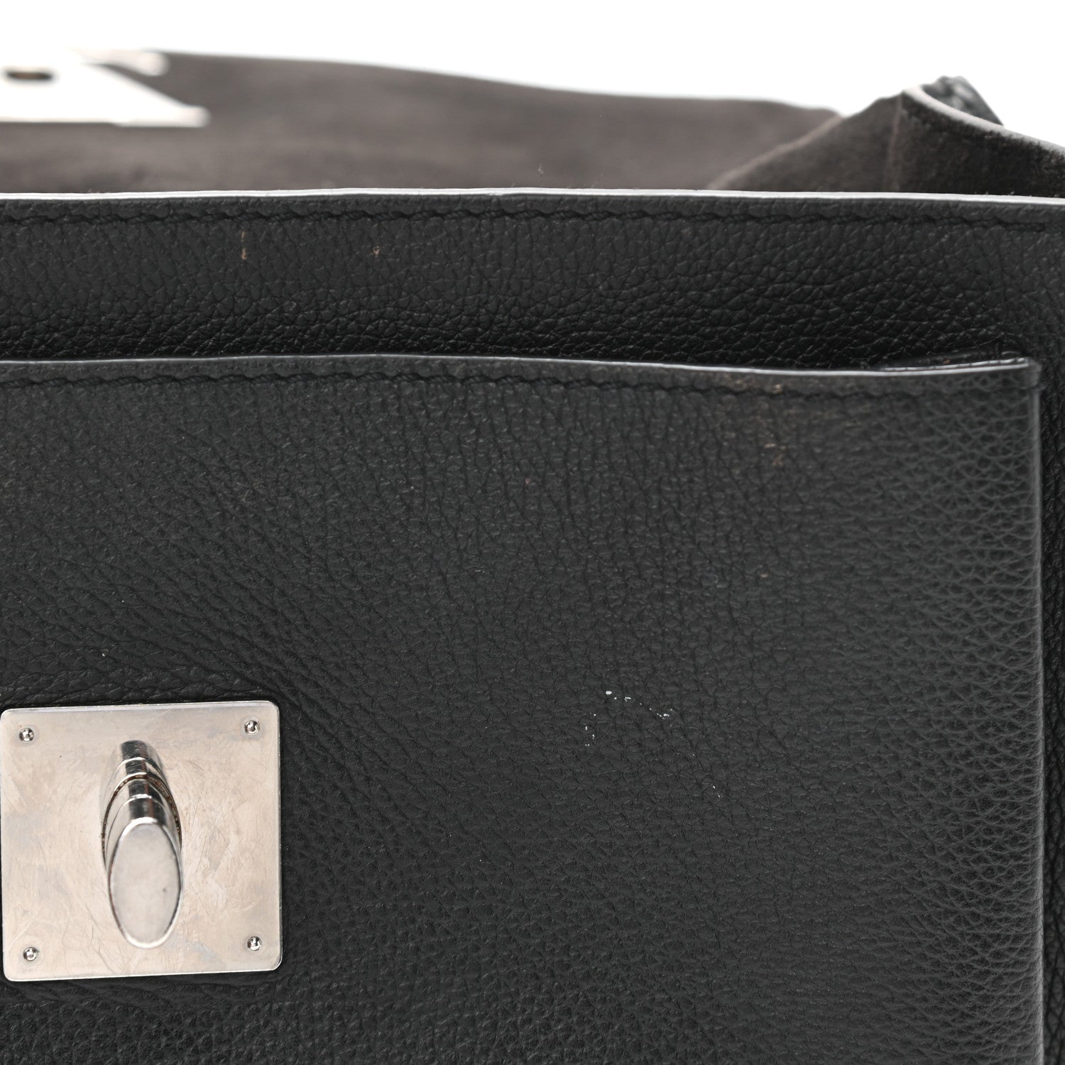 Louis Vuitton Soft Calfskin Mylockme Chain Bag BB Black 14 of 15