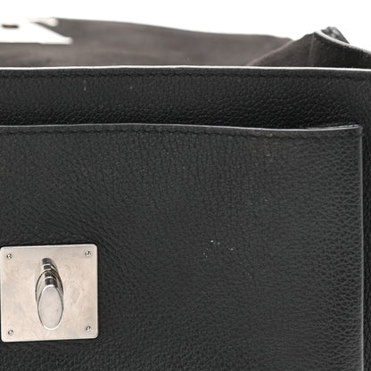 Louis Vuitton Soft Calfskin Mylockme Chain Bag BB Black 14 of 15