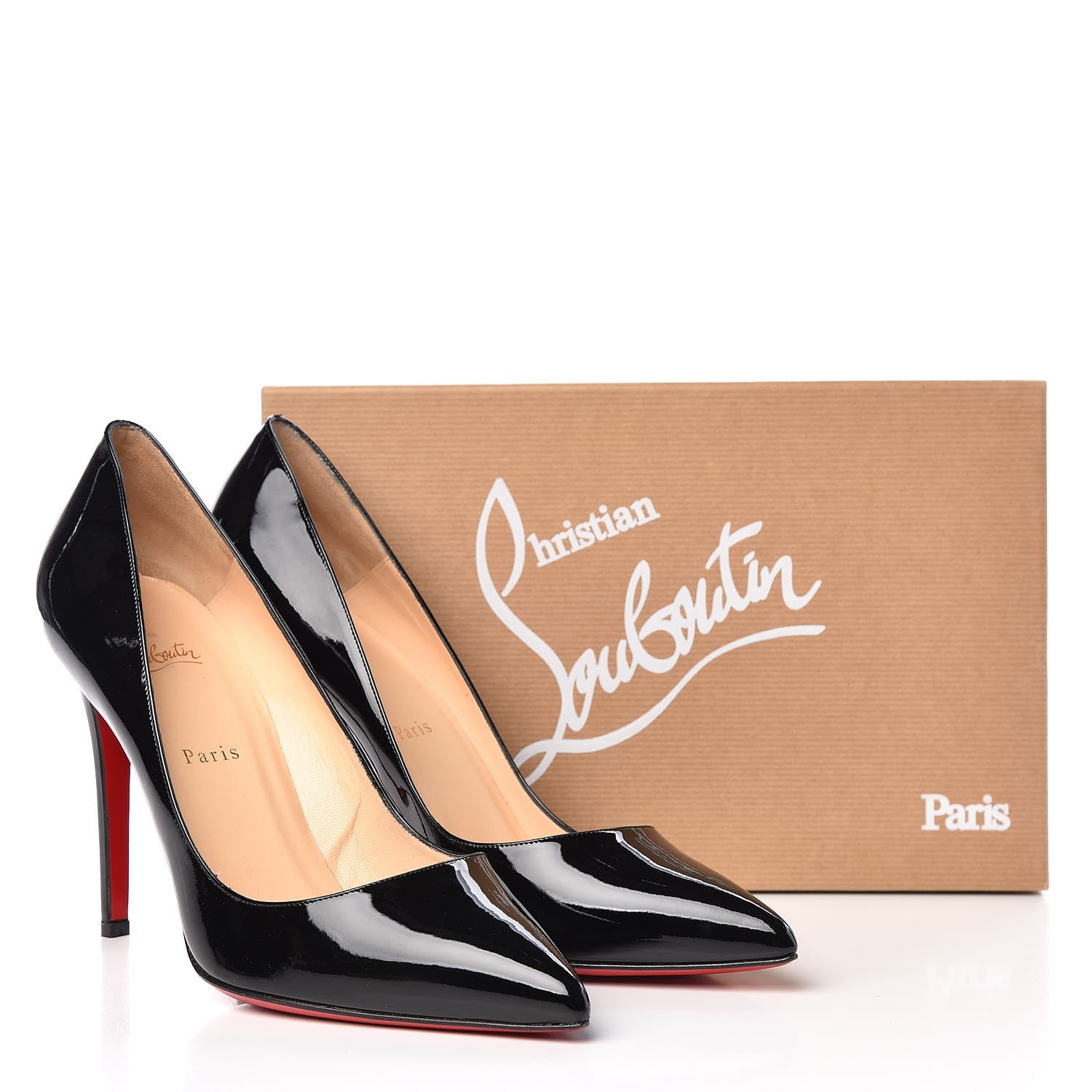 Christian Louboutin Patent Pigalle 100 Pumps 42 Black 11 of 11