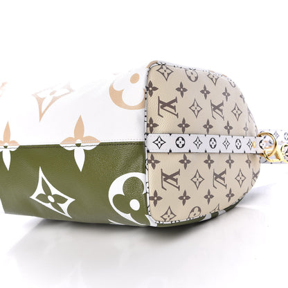 Louis Vuitton Monogram Giant Speedy Bandouliere 30 Kaki Beige 8 of 9