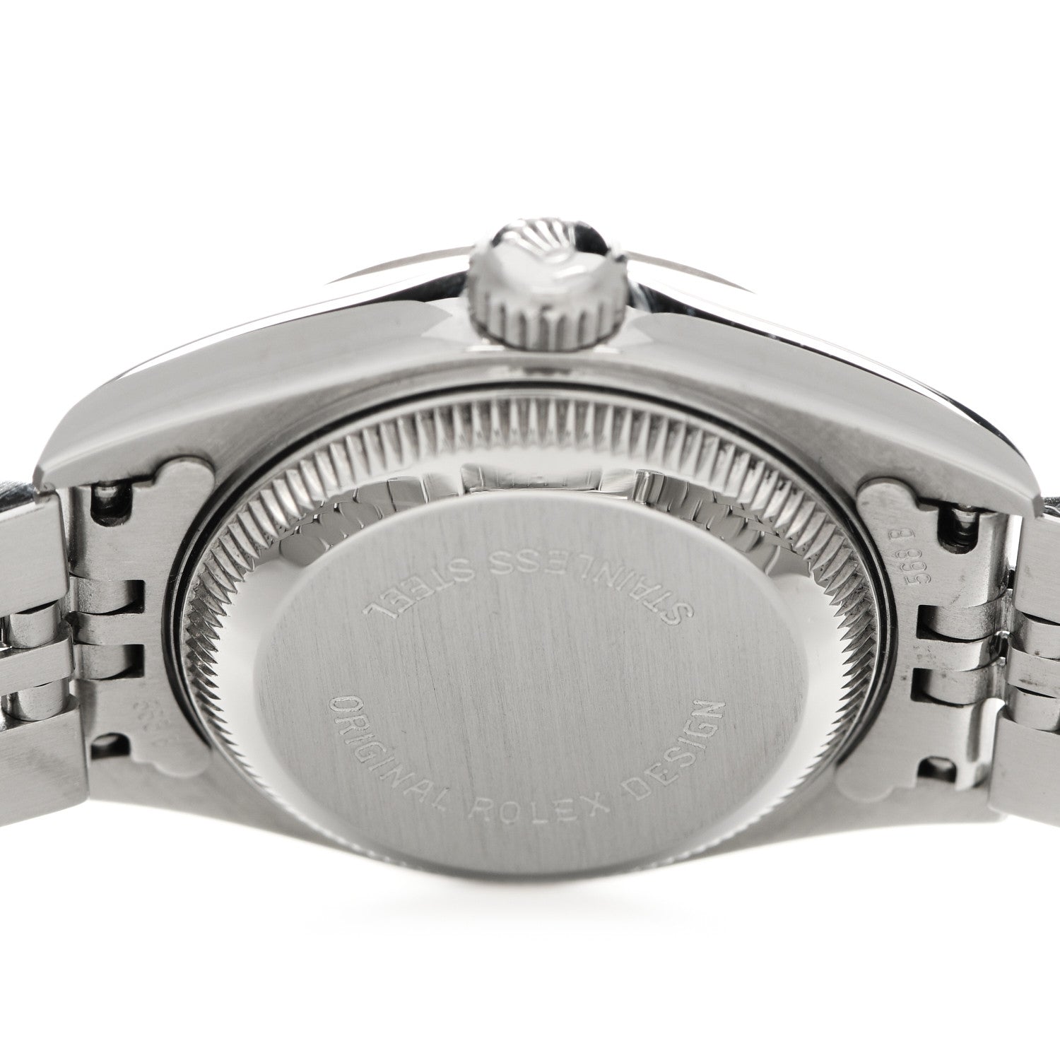 Rolex Stainless Steel 18K White Gold Diamond 26mm Oyster Perpetual Datejust Watch White 79174 4 of 4