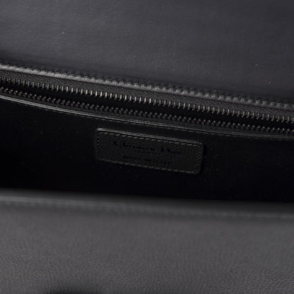 Christian Dior Ultra Matte Grained Calfskin 30 Montaigne Flap Bag Black 9 of 10