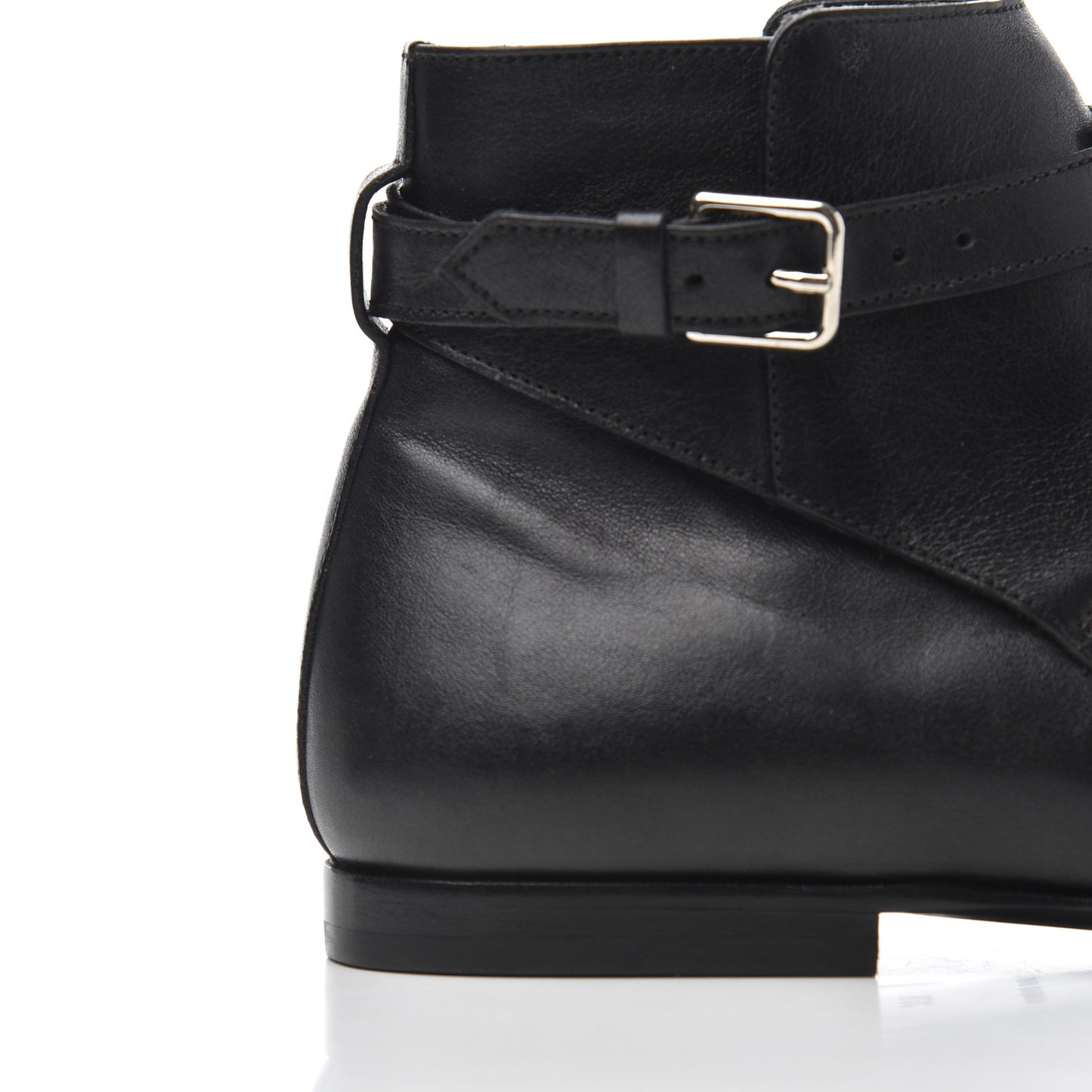 Calfskin Women's London 20 Jodhpur Cropped Boots 36.5 Black