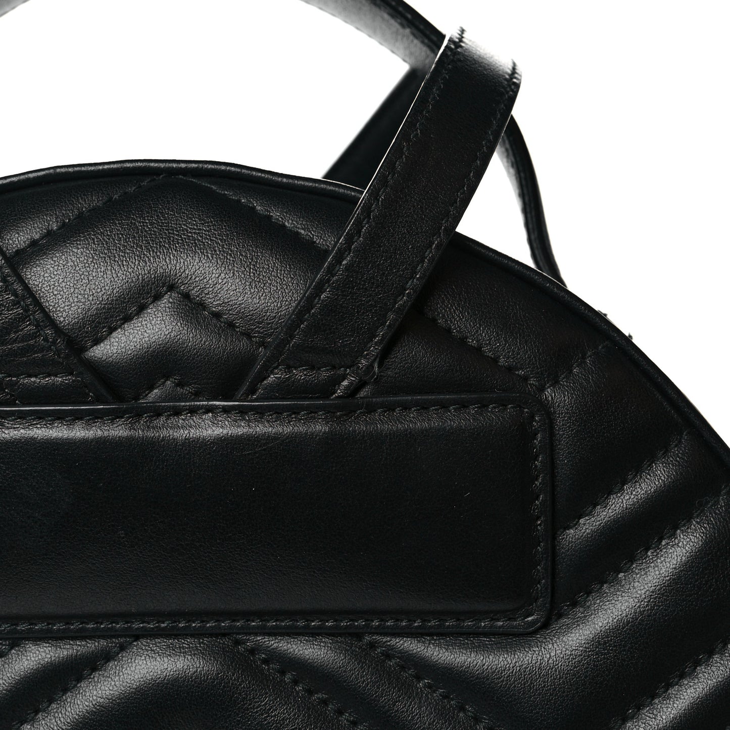 Calfskin Matelasse GG Marmont Dome Backpack Black