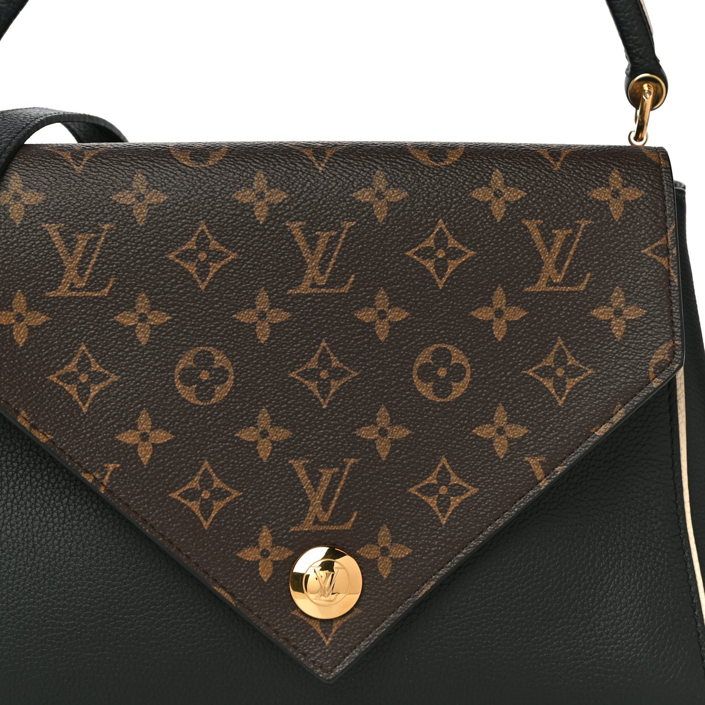 Monogram Double V Black
