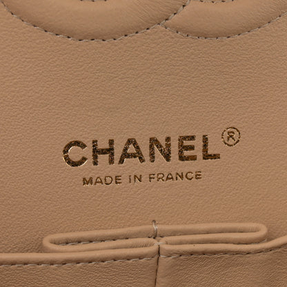 Chanel Lambskin Quilted Medium Double Flap Beige 6 of 11