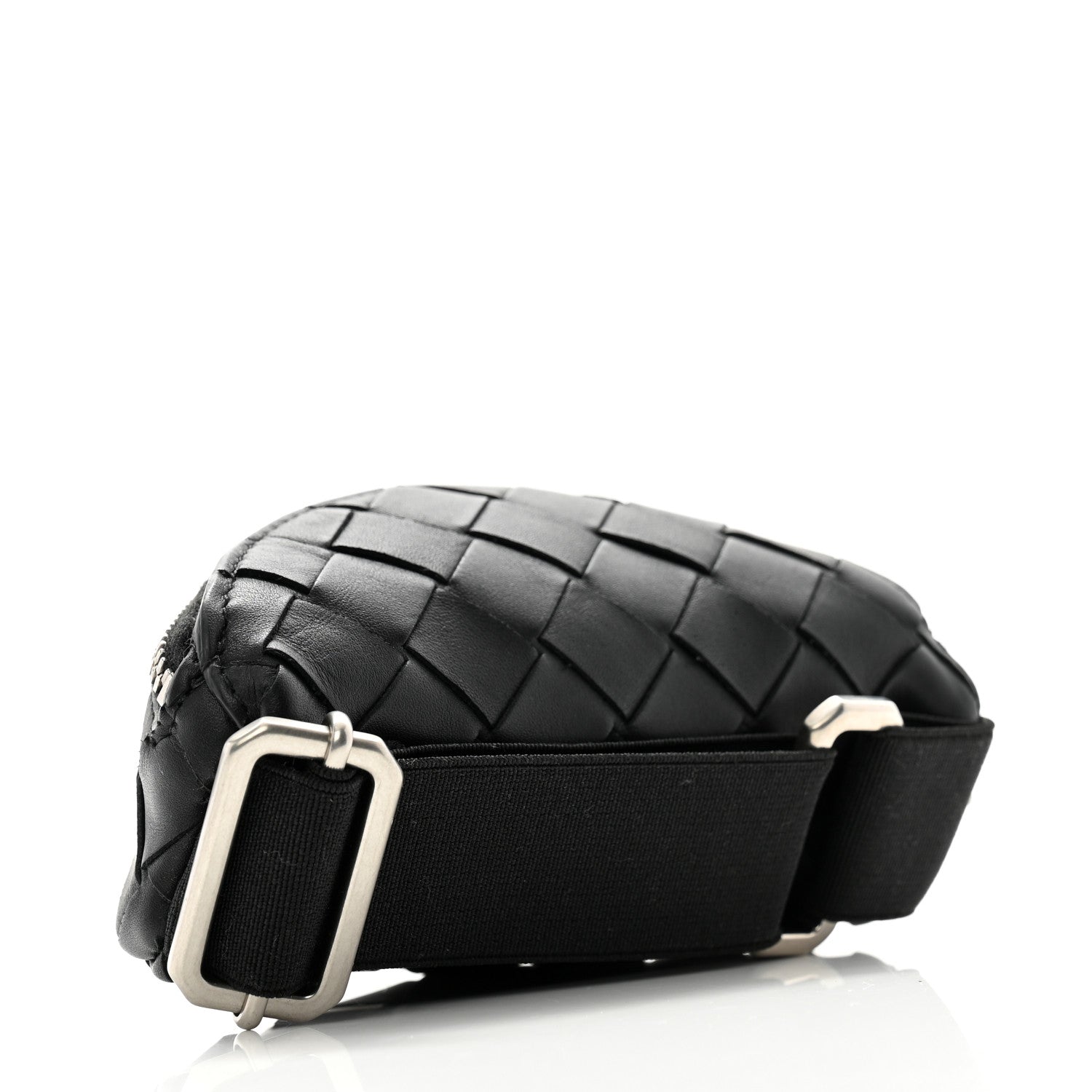 Bottega Veneta Nappa Intrecciato Wrist Pouch Black 3 of 9